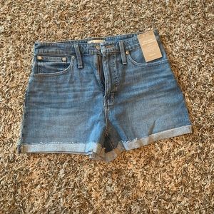 MADEWELL High-rise Curvy Denim Shorts